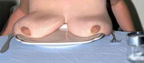 Tetas no prato