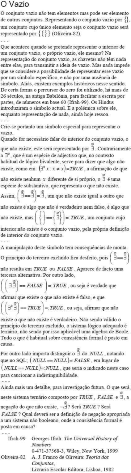 Afinal, existe ou não existe? Decidam-se!!