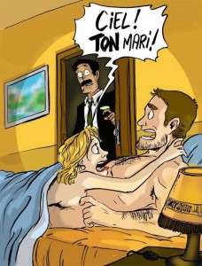 Céus!!  O TEU marido!!
